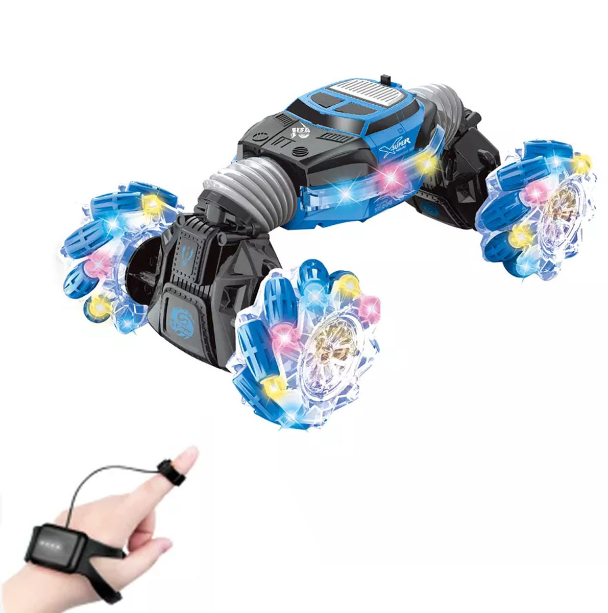 Vista 4 de CARRO CONTROL SENSOR MANO GRANDE 4x4 RC